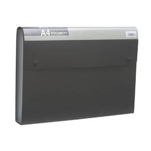 まとめ キングジム ドキュメントファイル エコノミータイプ PP表紙 A4 13ポケット 黒 2274 1冊 ×10セット