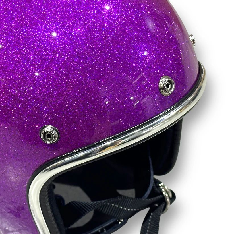 GLITTER 3/4 HELMET グリッターヘルメット BROWN/茶色 GLITTER 3/4 HELMET グリッターヘルメット BROWN/茶色 - メルカリ
