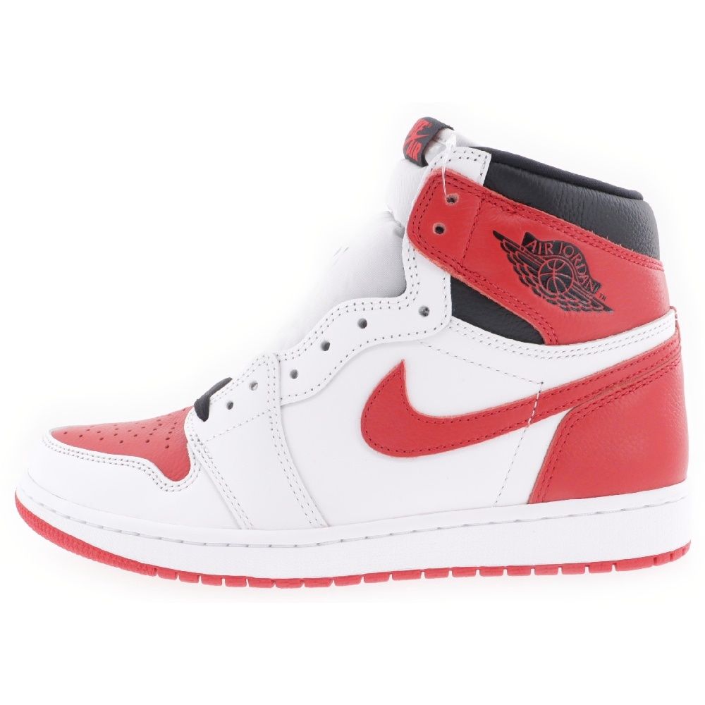 NIKE (ナイキ) AIR JORDAN 1 HIGH OG Heritage エアジョーダン1 オージーヘリテージ ハイカットスニーカー ホワイト/レッド US10/28cm 555088-161
