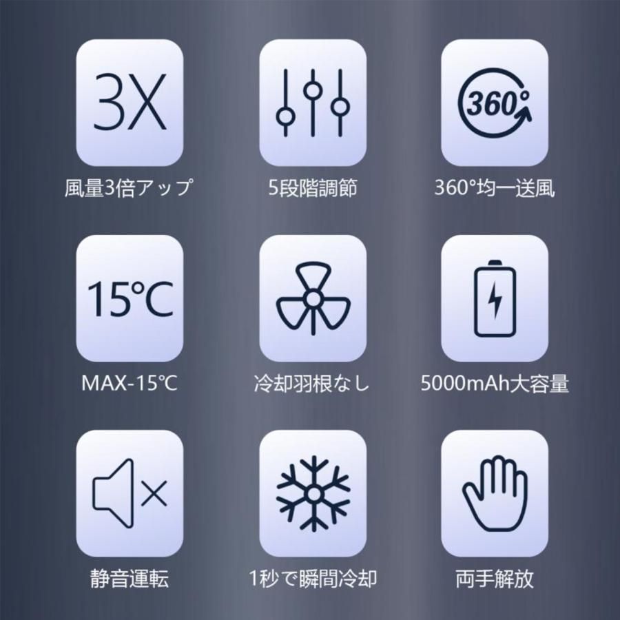 首かけ扇風機