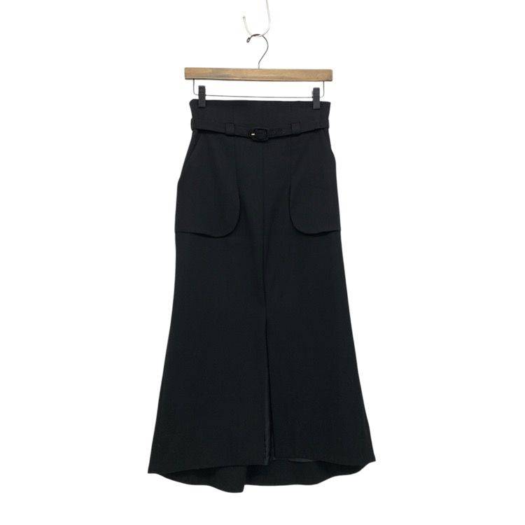 Mame Kurogouchi マメクロゴウチ 12 Basic Wool Belted Skirt