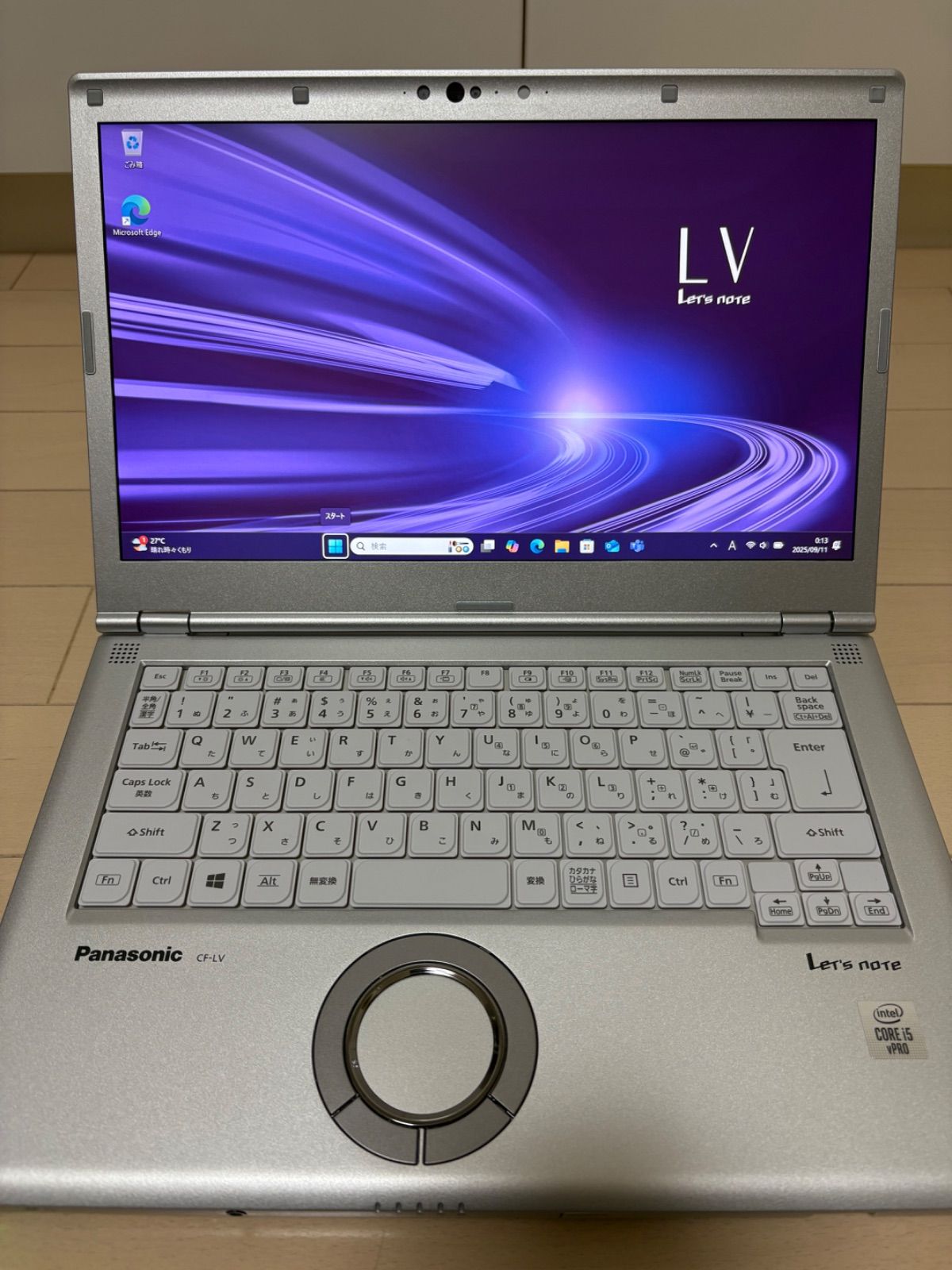 【美品】レッツノート LV9 SSD256GB メモリ8GB パソコン PC 中古ノートパソコン Panasonic Let's note CF-LV9 通販 フルHD