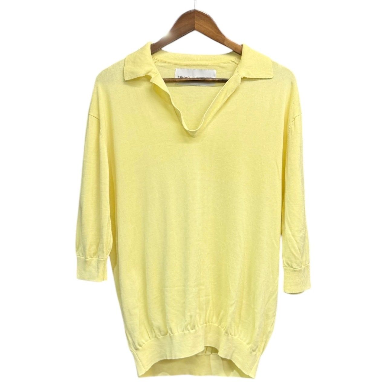 walenode ウェルノード Fine silk cotton Skipper knitwear