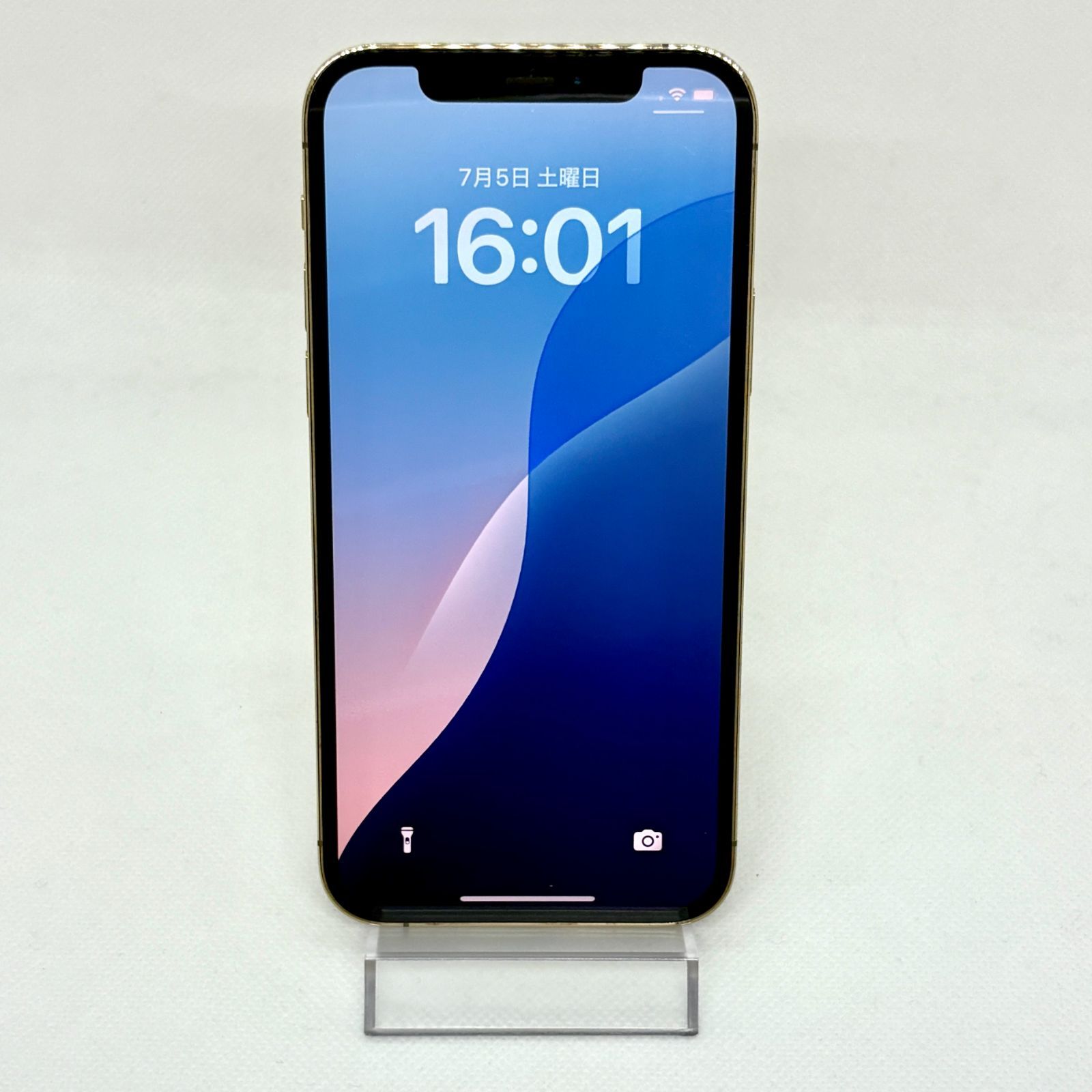 並品】【純正バッテリー100%】 iPhone 12Pro 256GB ゴールド