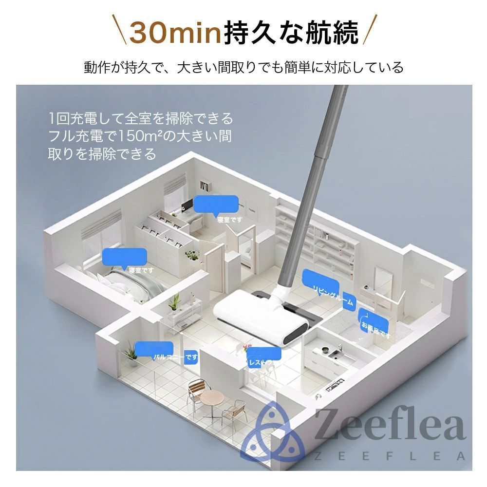 掃除機ハンディクリーナー充電式軽量コードレスコードレス掃除機48000pa吸引力4WAY小型強力吸引乾湿両用業務