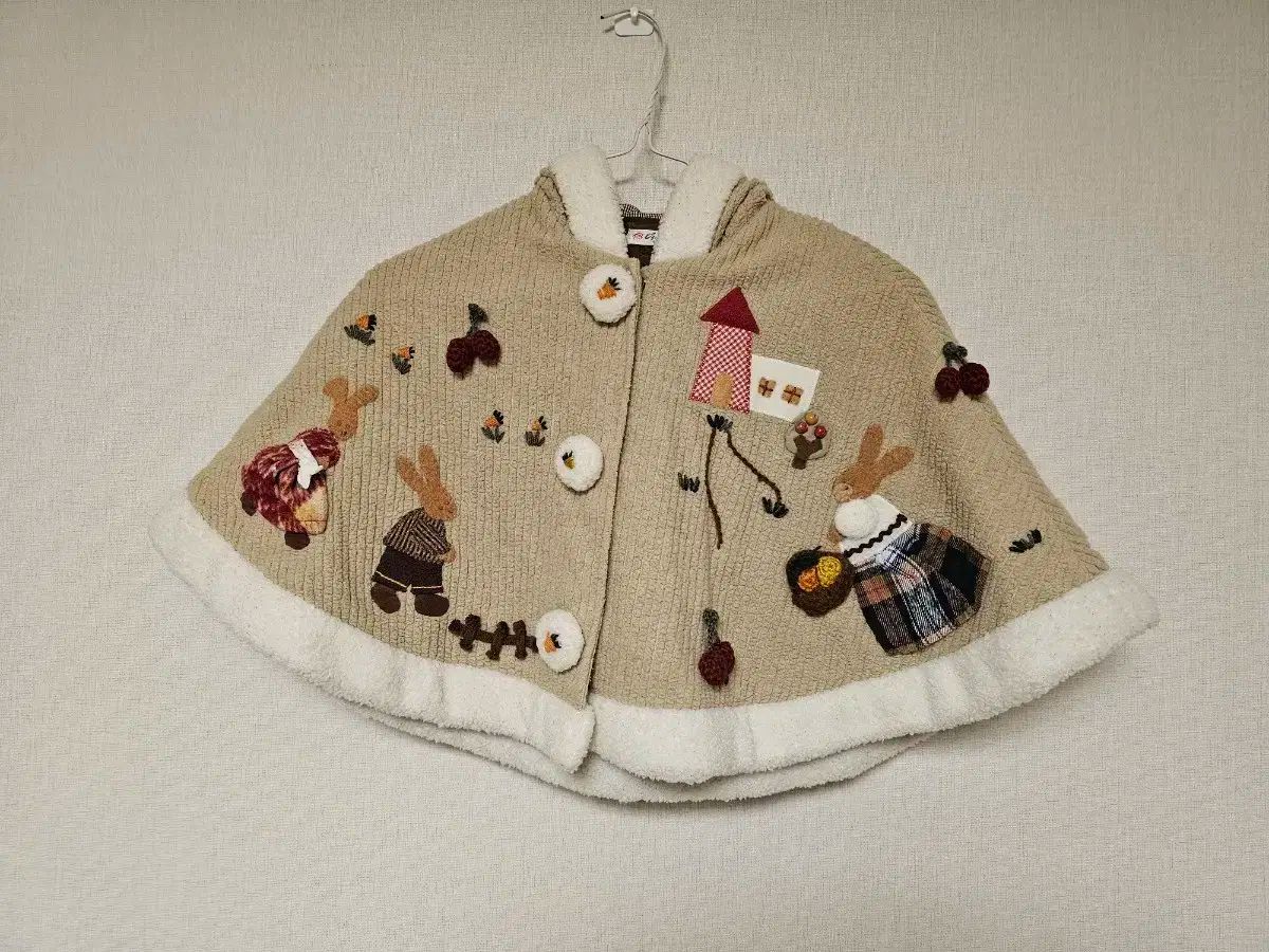 うさぎ 子供用 ケープ 100 ー 110