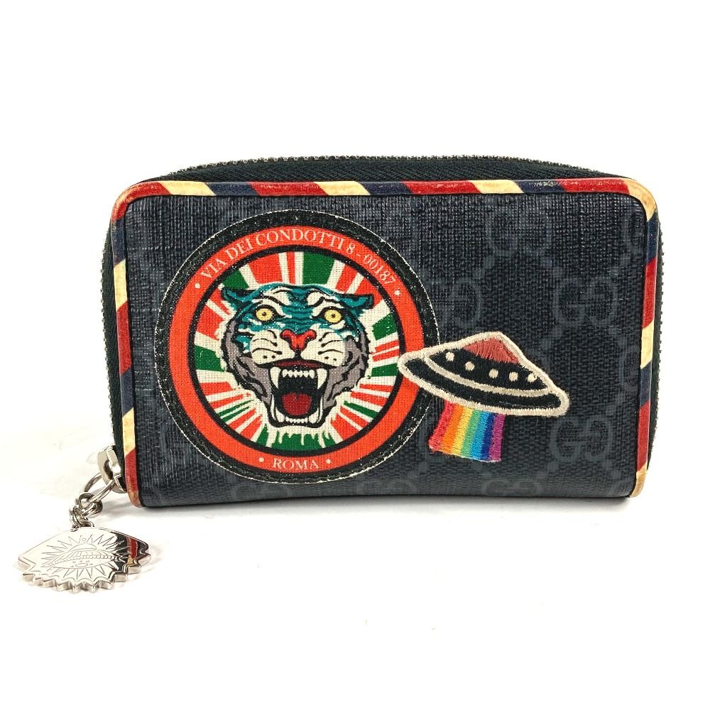 GUCCI グッチ コインケース ナイトクーリエ ロゴ タイガー ワッペン