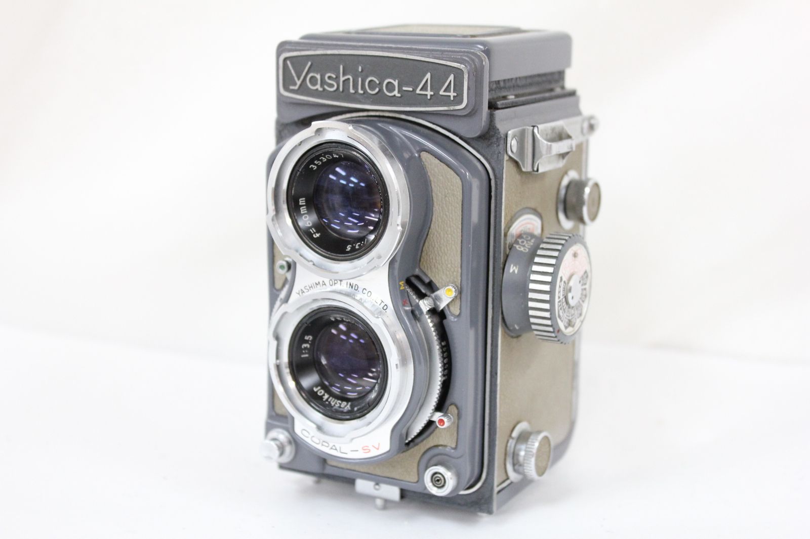 返品保証 ヤシカ Yashica-44 Yashikor 60mm F3.5 二眼カメラ M6306