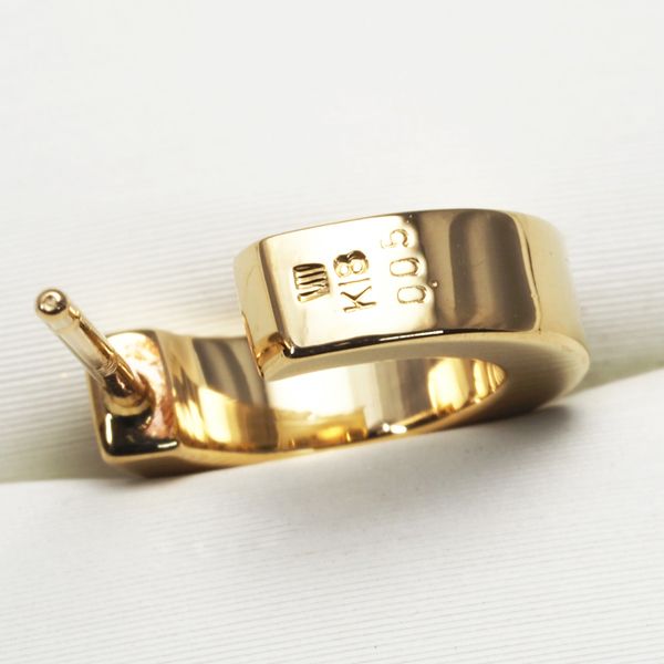 ミキモトペルリータ ピアス ダイヤ ダイヤモンド 0.05ct/0.05ct フープ  