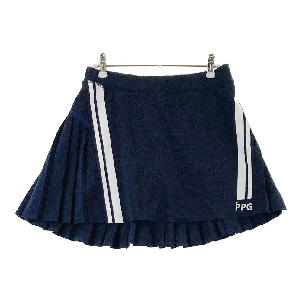 サイズ：00 PEARLY GATES パーリーゲイツ  インナー付 プリーツスカート  ネイビー系 [240101382241]# ゴルフウェア レディース ストスト