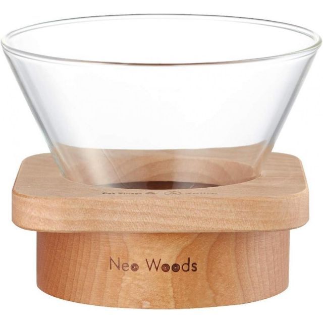 Kalita カリタ 44306 WDG-185 角型 ドリッパー ネオウッド コーヒー 2～4人用 ポアオーバー ハンドドリップ ウェーブフィルター185