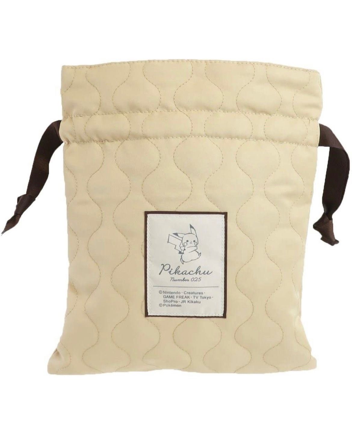 メルカリshops ポケモン 巾着袋 キルティング きんちゃくポーチ