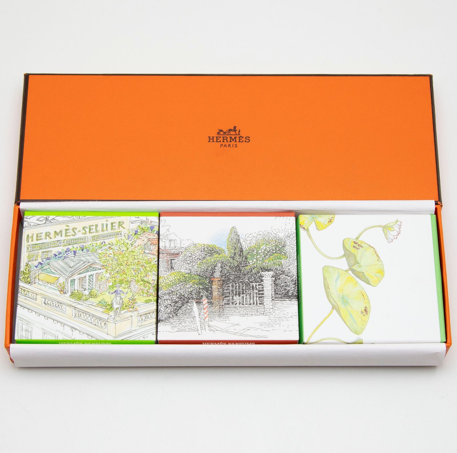 【新品未使用・ギフト仕様】エルメス ソープ3点セット 新品】エルメス ソープ3点セット 石鹸 パフュームドソープ アメニティ