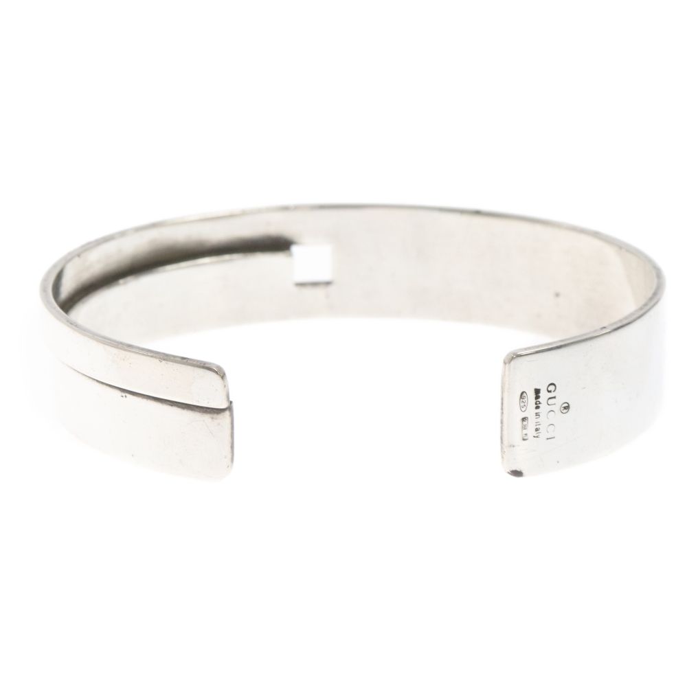 GUCCI (グッチ) Gロゴ バングル ブレスレット シルバー - メルカリ