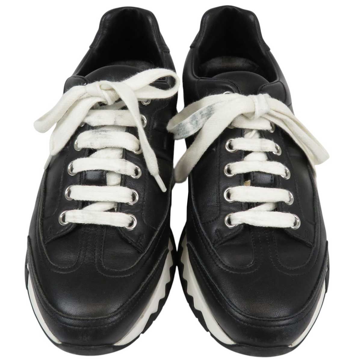 エルメス トレイル スニーカー レディース ブラック HERMES アパレル 小物