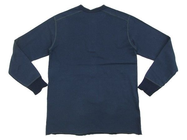 日本製 PHERROW`S ラグラン ヘンリーネック 黄色 Lサイズ アメカジ 古着 フェローズ 復刻 長袖シャツ ロンT