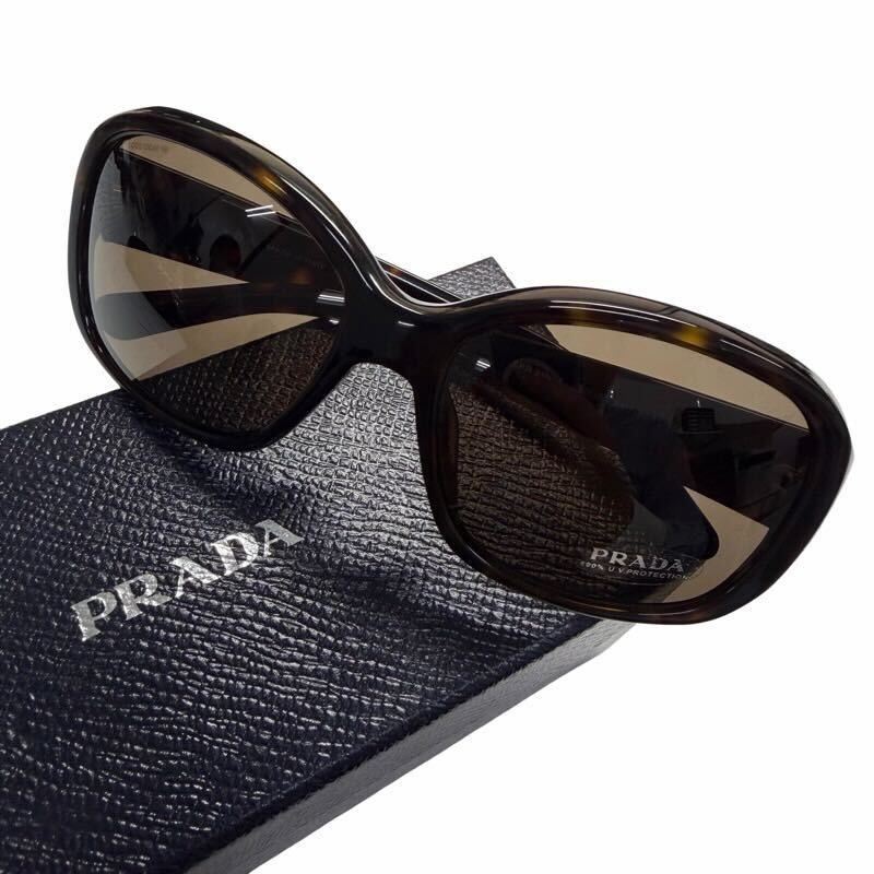 PRADA プラダ スクエア SPR31N-A ブラウン サングラス レディース 42510K50