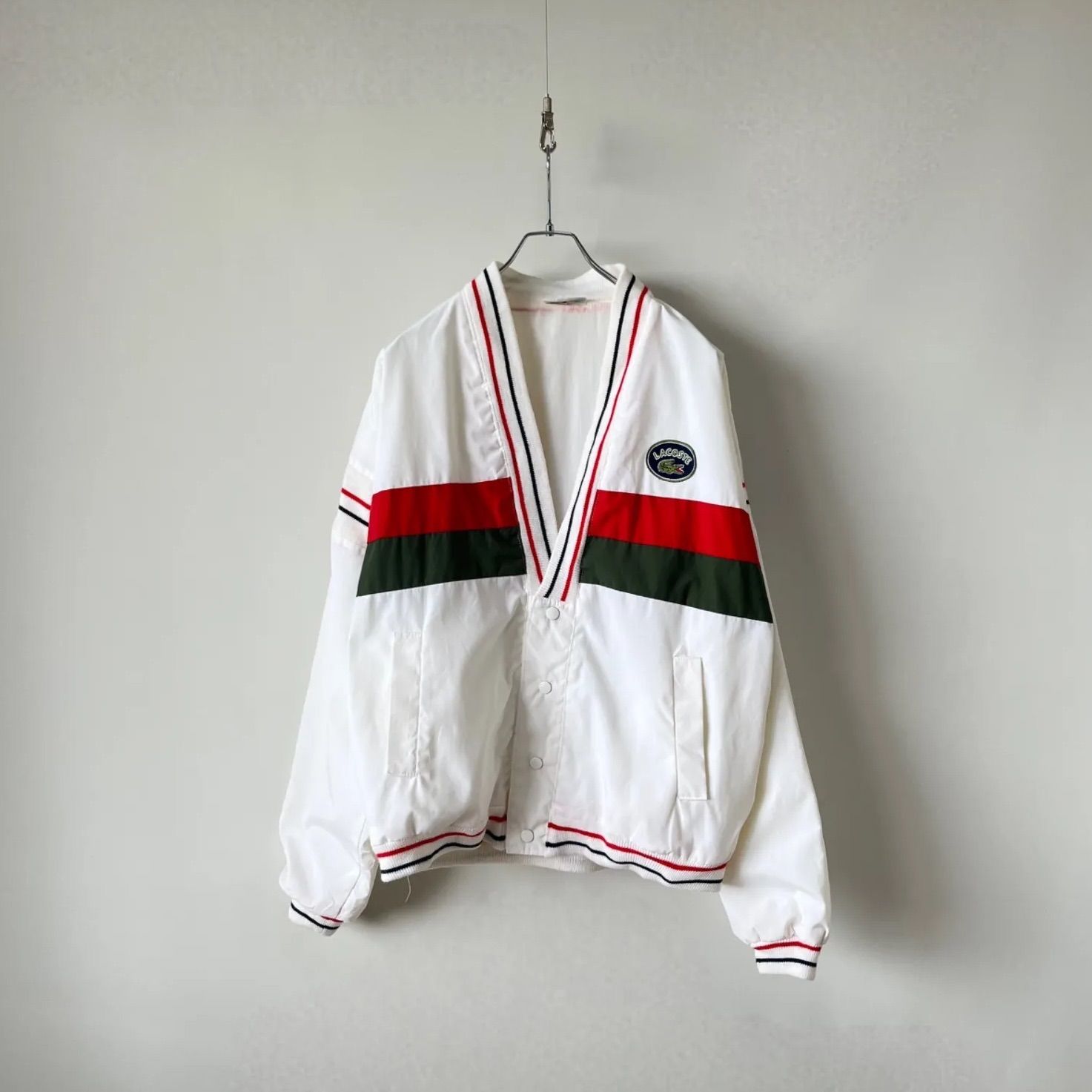 70s フランス製 シュミーズラコステ ナイロンジャケット chemise