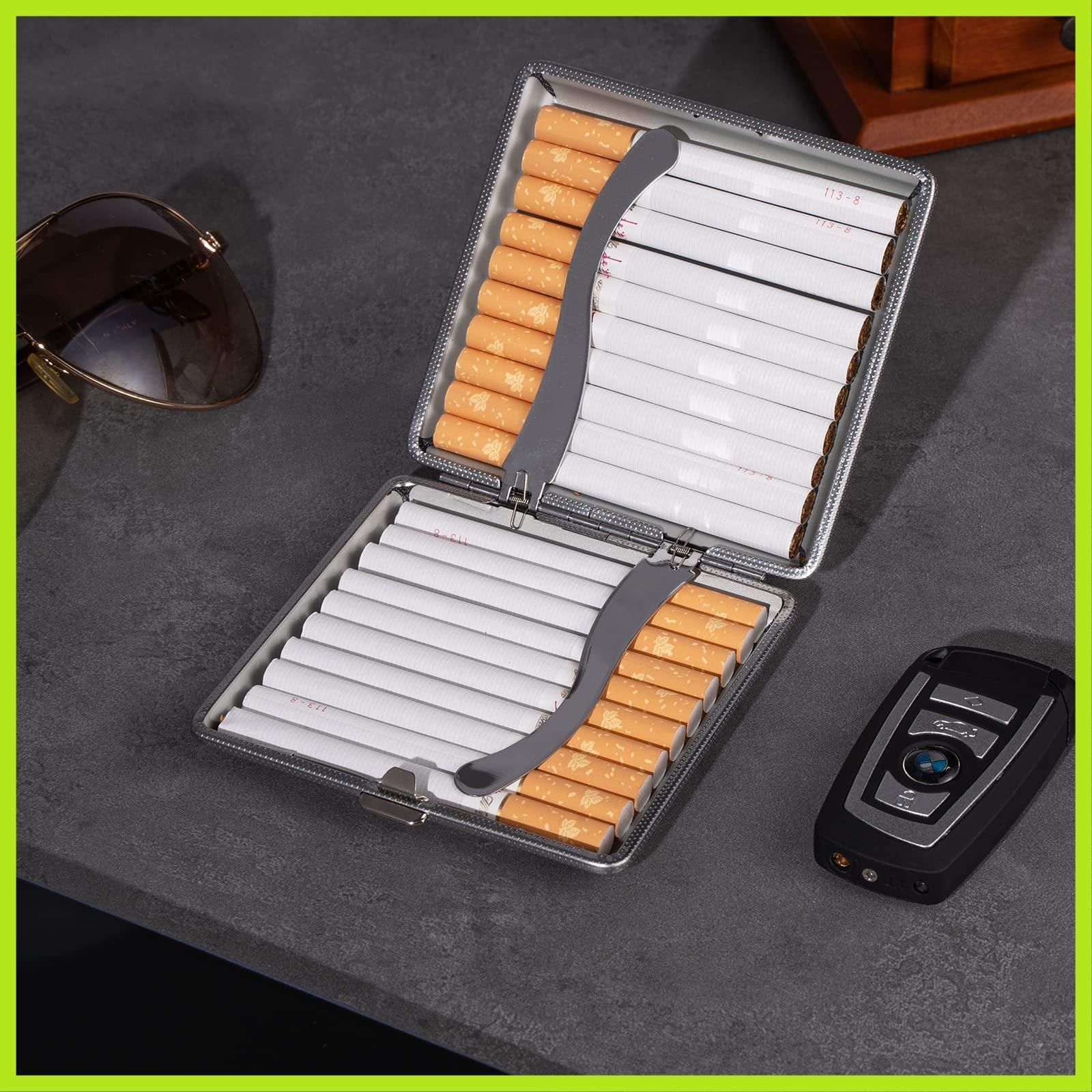 在庫わずか」case cigarette 革調 手巻きタバコ たばこケース 20 在庫わずか」case cigarette 革調 手巻きタバコ たばこケース 20