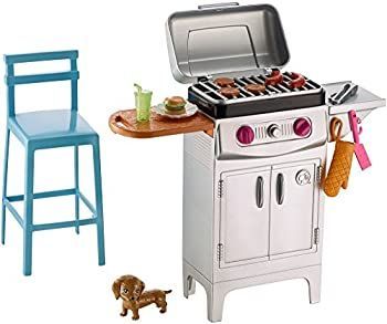 【中古】(未使用･未開封品)Barbie BBQグリル家具＆アクセサリーセット [並行輸入品]