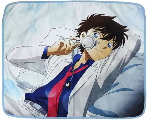 抱き枕カバー・シーツ(キャラクター)　怪盗キッド ブランケット＆缶バッジセット 「名探偵コナン」 20周年記念 トムスショップ限定 2016秋商品 中古】抱き枕カバー・シーツ(キャラクター) [単品] 怪盗キッド