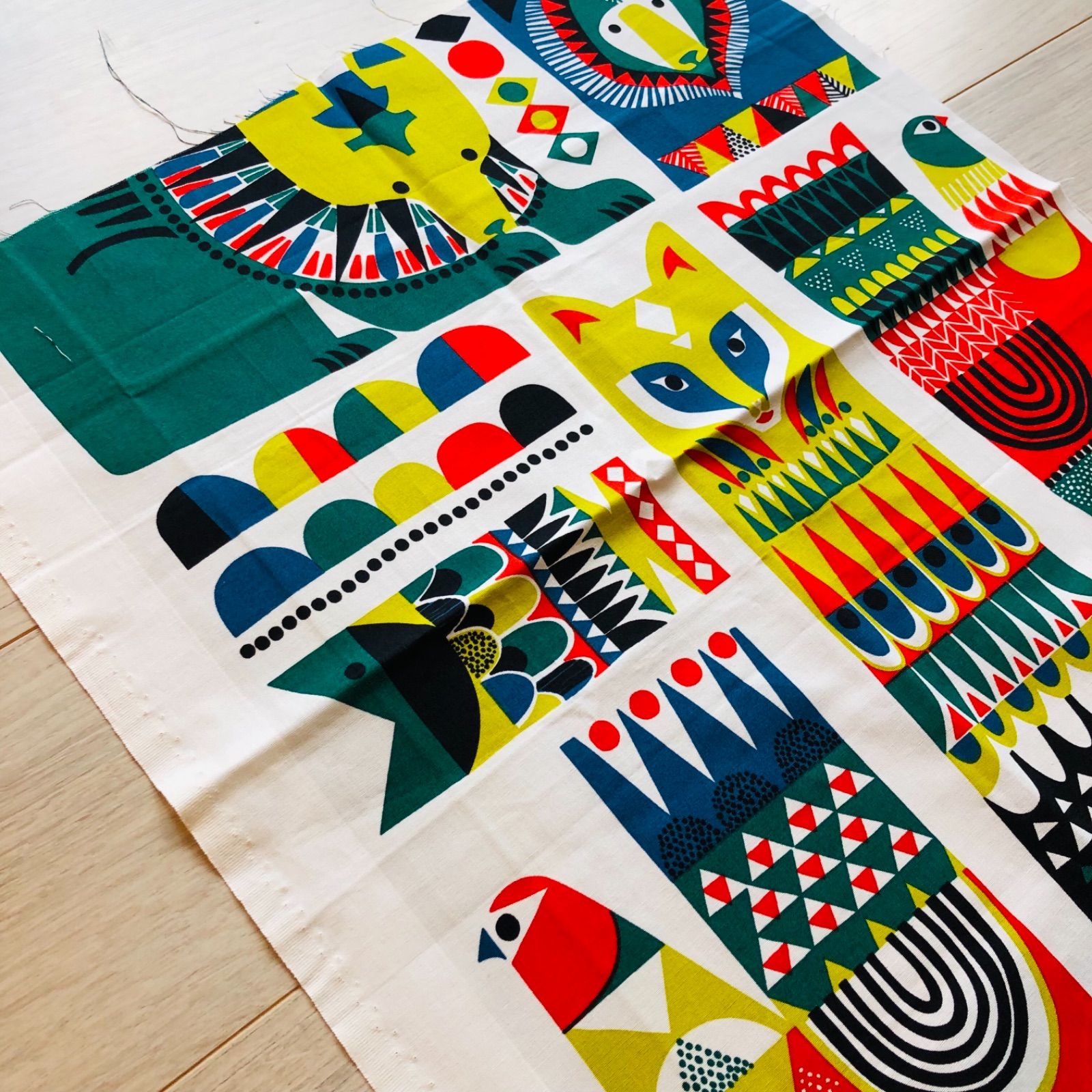 廃盤レア】Marimekko クックルールー ハギレ 170×85cm - 素材/材料