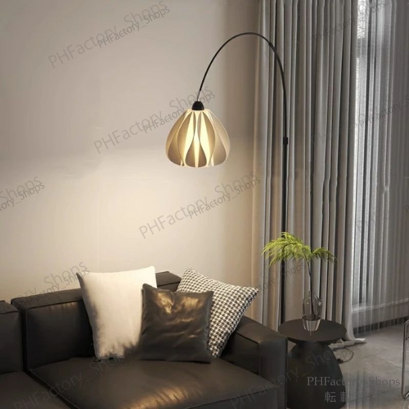 フロアランプ アーチ 電気スタンド 北欧 おしゃれ 花柄 アンティーク