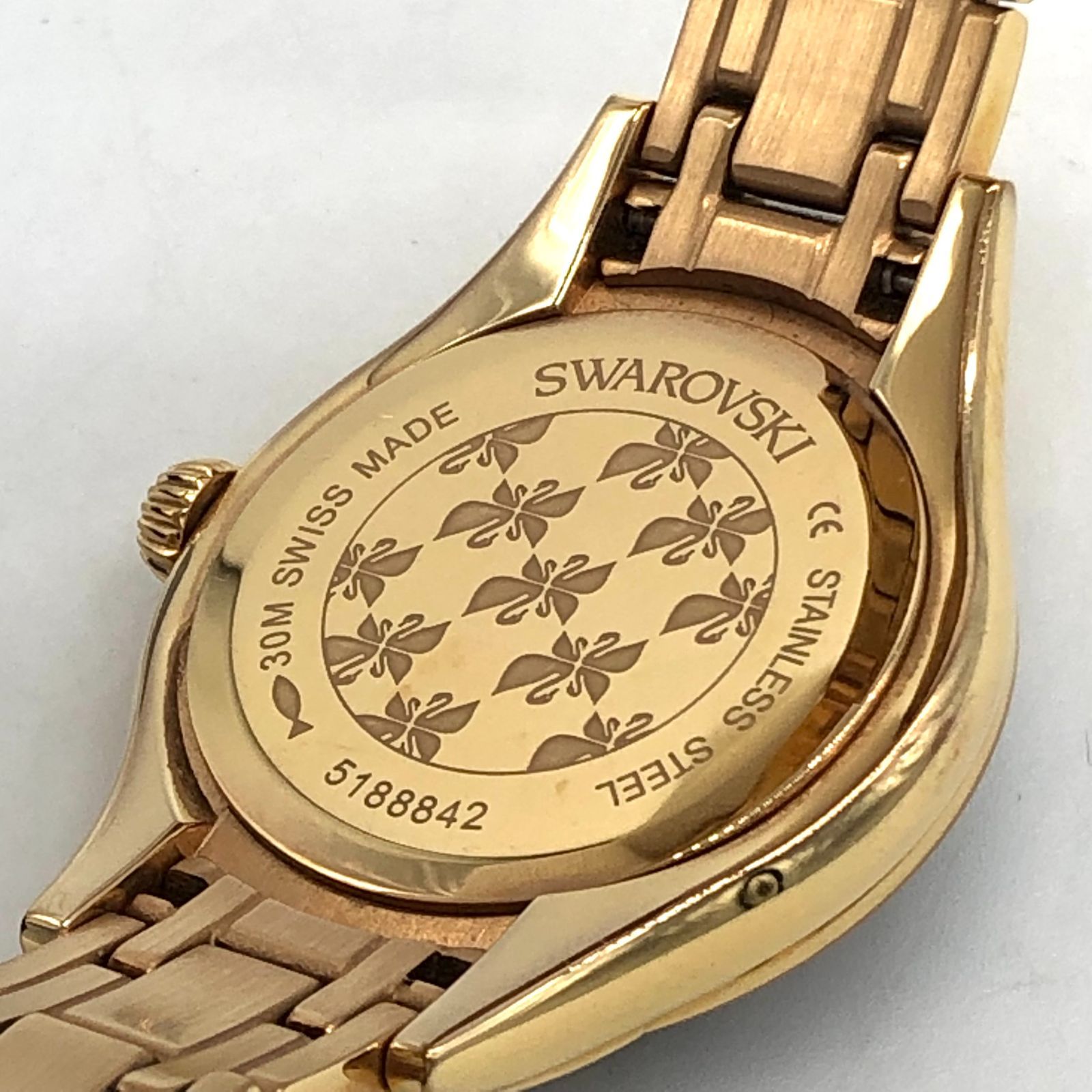 ▽【不動品】SWAROVSKI/スワロフスキー Alegria Gray ファセットカット  