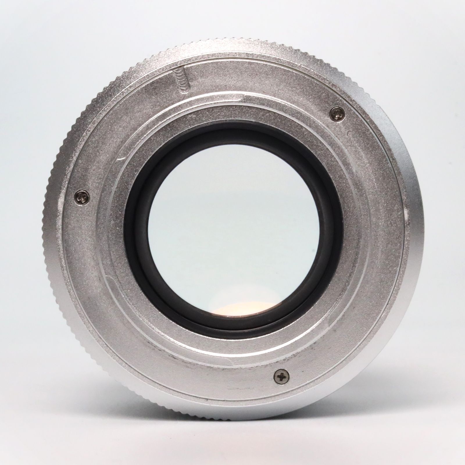 ニコンFマウント 中一光学 CREATOR 85mm F2.0 単焦点レンズ シルバー