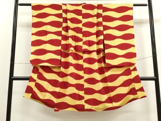 アンティーク 七五三 三歳〜五歳 着物 作り帯 小物一式 フルセット 赤