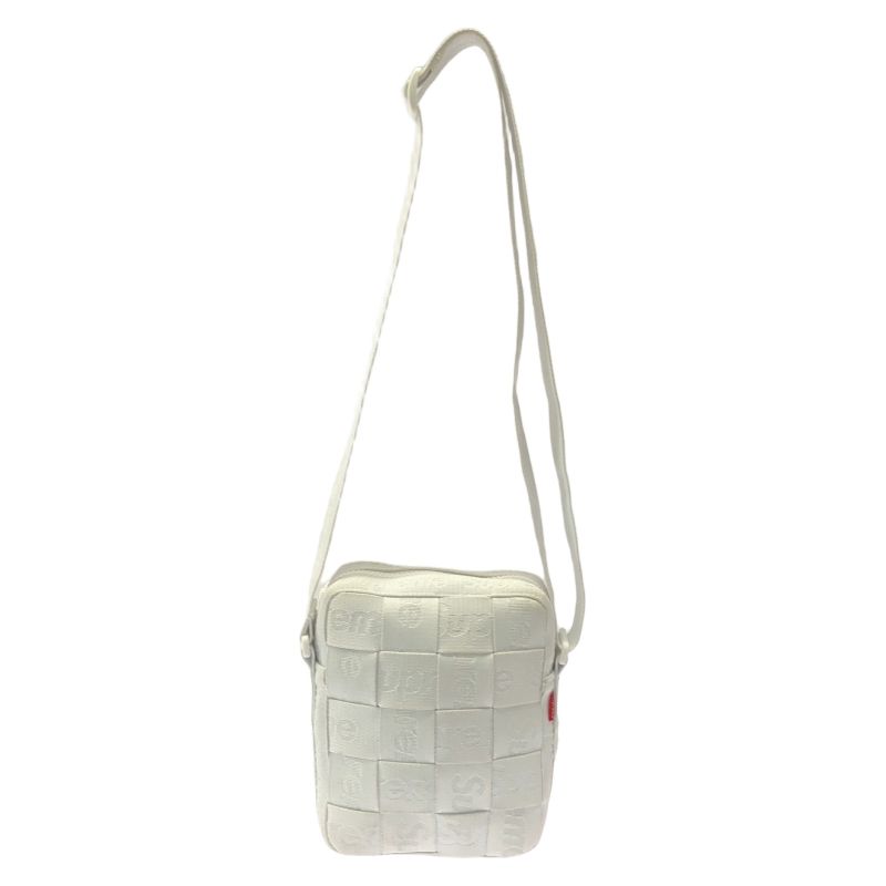 SUPREME woven shoulder bag ホワイト シュプリーム ウーブン ショルダー 66