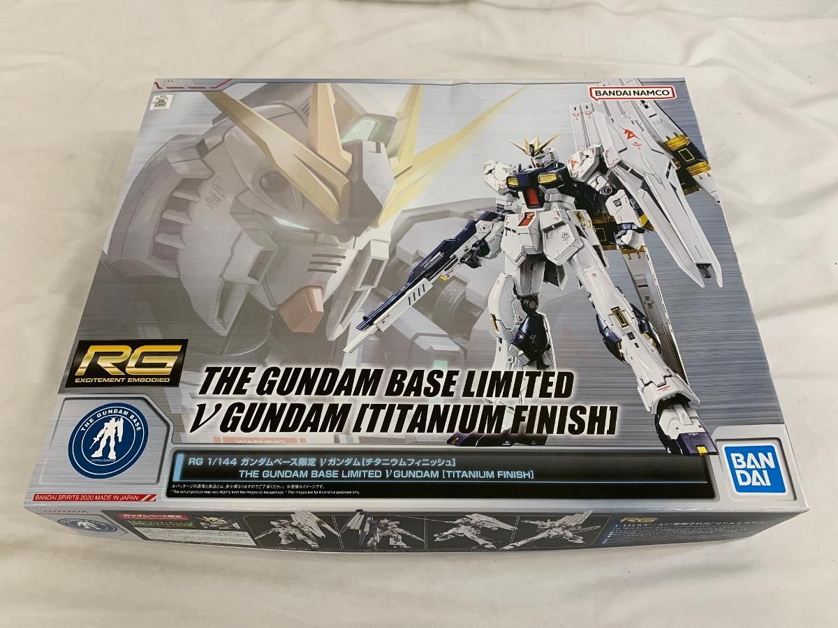 未開封】RG 1/144 ガンダムベース限定 νガンダム[チタニウムフィニッシュ] 機動戦士ガンダム 逆襲のシャア - メルカリ