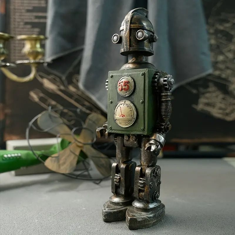 置物 装飾品 人形 フィギュア ロボット アンドロイド 昭和 メカニカル