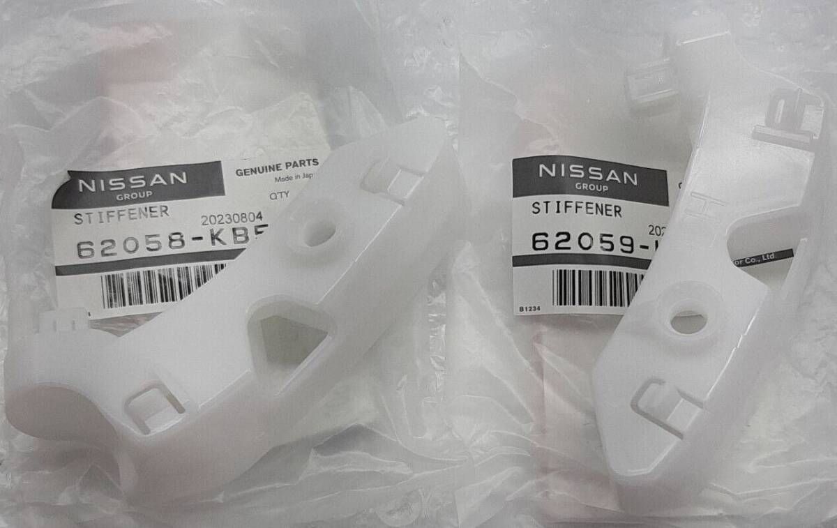 新品 日産純正 R35 GT-R GTR フロントバンパー ステフナー ブラケット