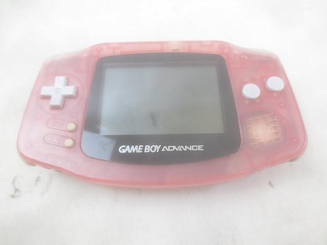 中古品 ゲーム ゲームボーイアドバンス 本体 AGB-001 ミルキーピンク 動作品 充電バッテリー付き 動作品】ゲームボーイアドバンス 本体ミルキーピンク（AGB-001