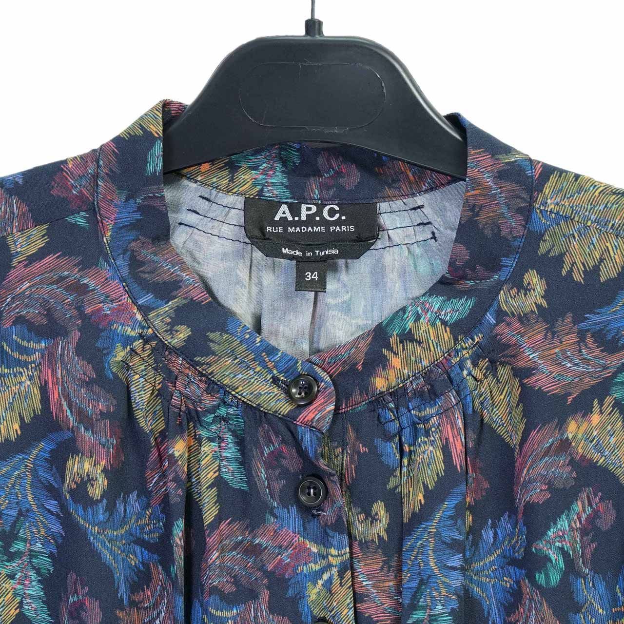 A.P.C. アーペーセー F35052 サイズ34 Camelia ワンピース ロング  