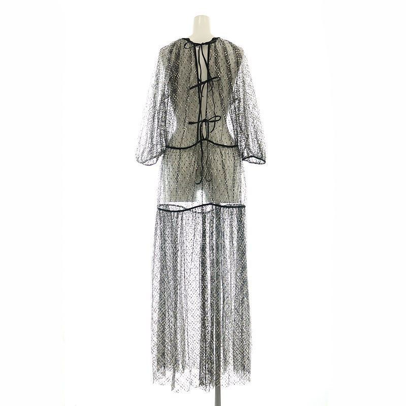 Cecilie Bahnsen セシリーバンセン ワンピース チュール ドット セシリーバンセン Cecilie Bahnsen チュール ドット 七分袖