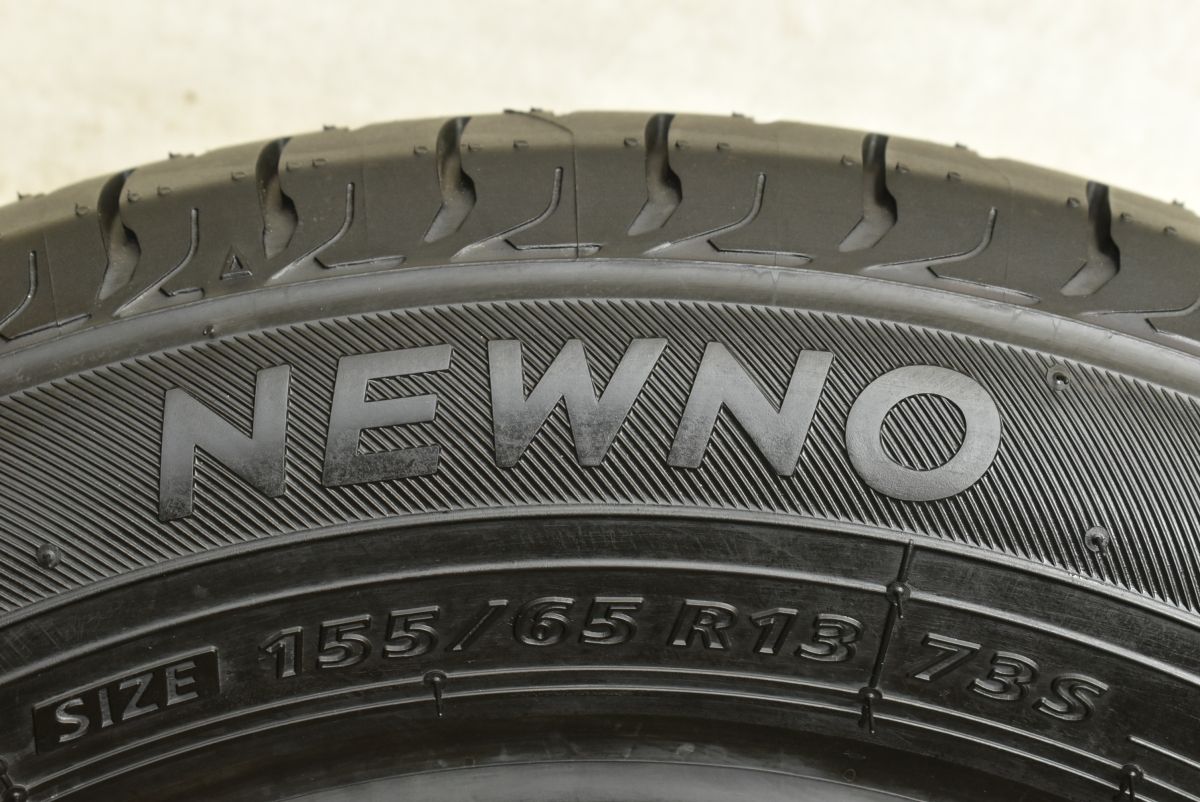 2024年製 バリ溝】ブリヂストン ニューノ 155/65R13 2本 アルト ワゴン 