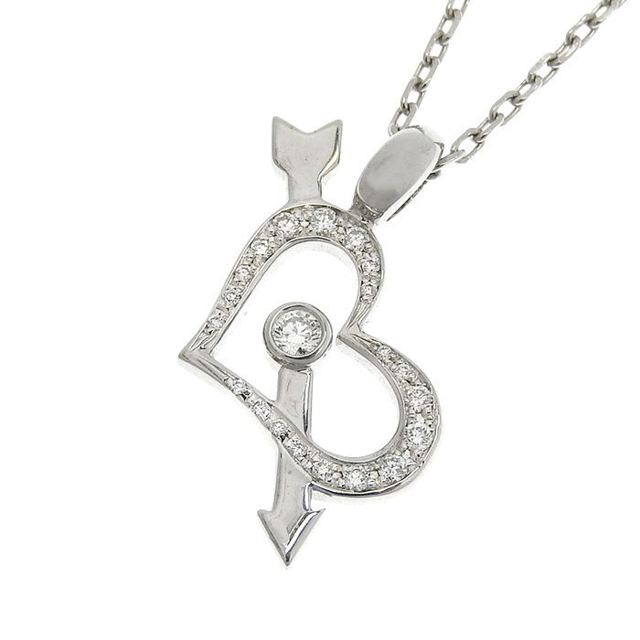 PIAGET ピアジェ　ホワイトゴールド　ネックレス　ハート　ダイヤモンド ピアジェ ハート （新品仕上げ済）ピアジェ PIAGET ダイヤ