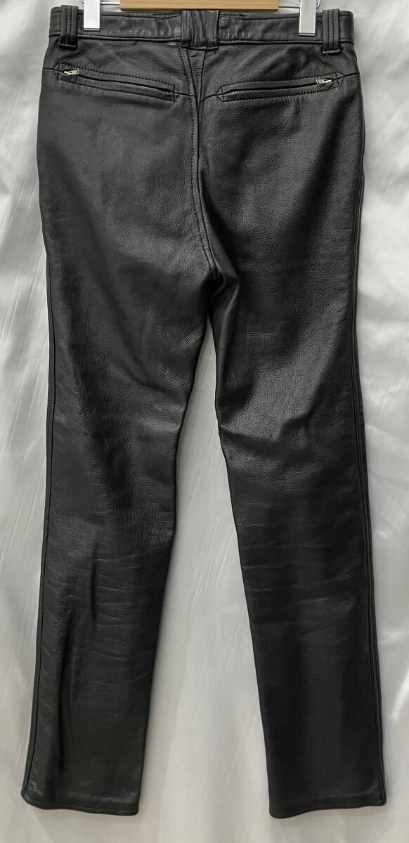KUSHITANI クシタニ レザーパンツ ロングパンツ メンズ Mサイズ相当 黒 ブラック 牛革 本革 MADE IN JAPAN