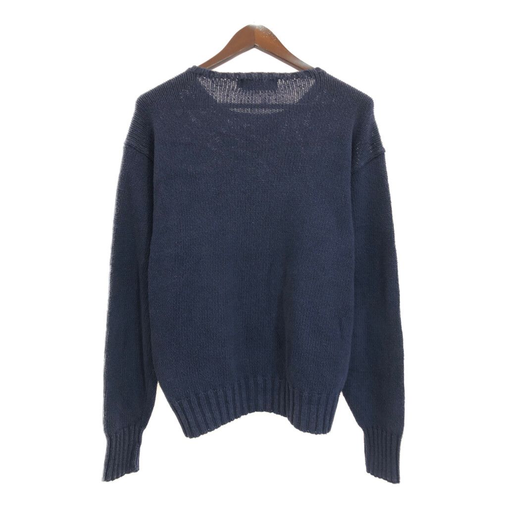 90s Polo by Ralph Lauren サマーニット LL ネイビー 90年代 Polo by Ralph Lauren ポロ ラルフローレン コットン