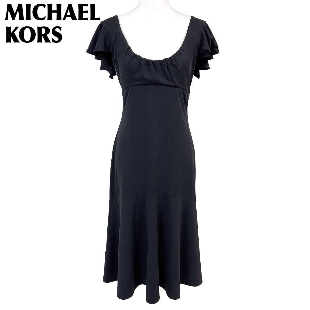 MICHAEL KORS ロング ワンピース S ブラック フ