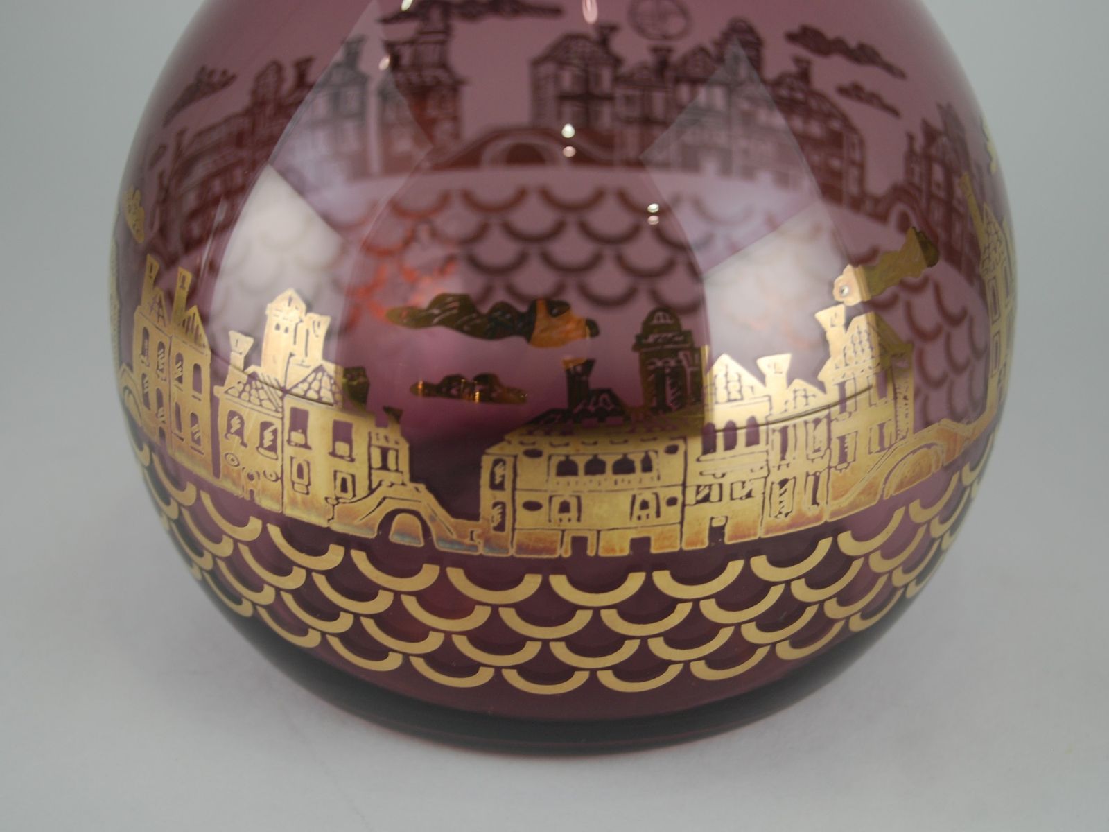 USED/AB】ヴェネチアングラス デカンタ/グラス×6客 パープル 食器 2025