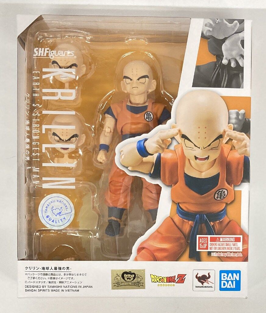 バンダイ S.H.Figuarts ドラゴンボールZ クリリン-地球人最強の男-