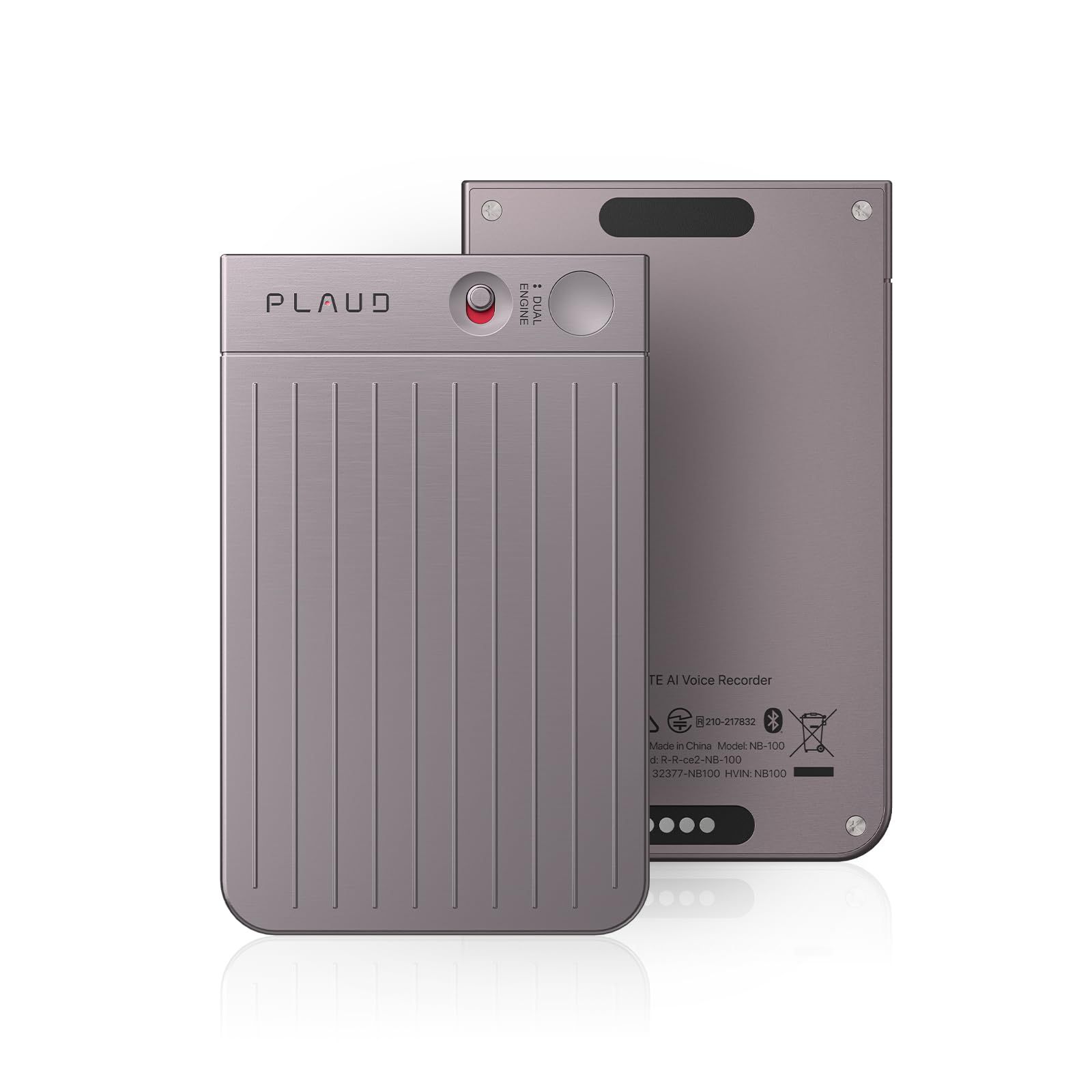 Plaud Note AI ボイスレコーダー ワンタッチ録音 文字起こし 先端LLMによる要約 ICレコーダー 携帯|PCアプリ連動 通常録音|通話録音モード 薄 64GB大容量 発言者識別 音声インポート AI人声強化 議事録自動作成 マインドマップ 30
