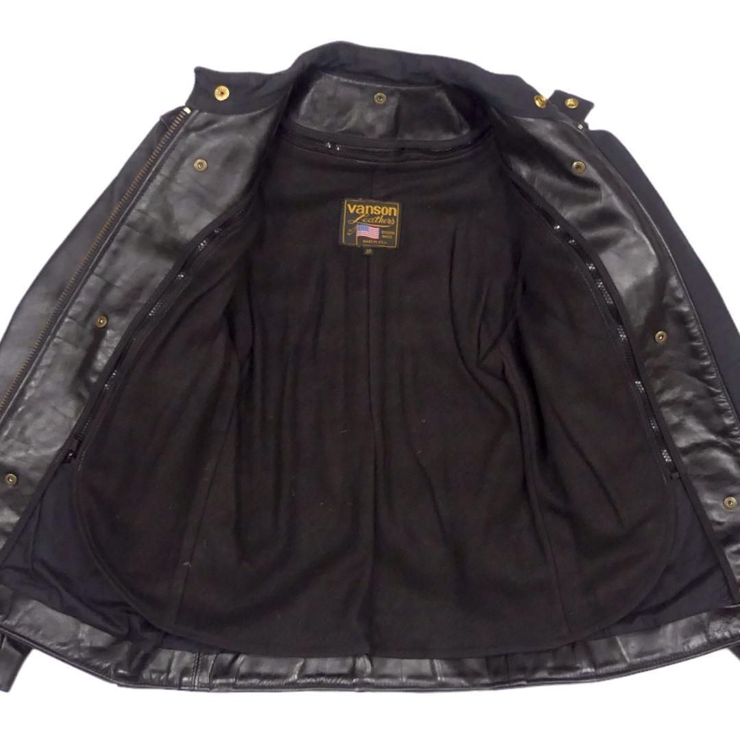 USA製 VANSON バンソン S ライダース シングル 36 HH9667 - メルカリ