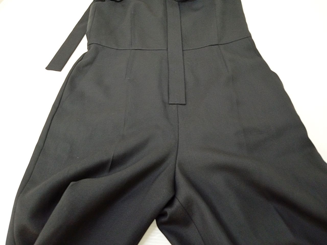 ebure サロペット　黒　36サイズ 2025年最新】ebure サロペット・オーバーオール・オールインワン