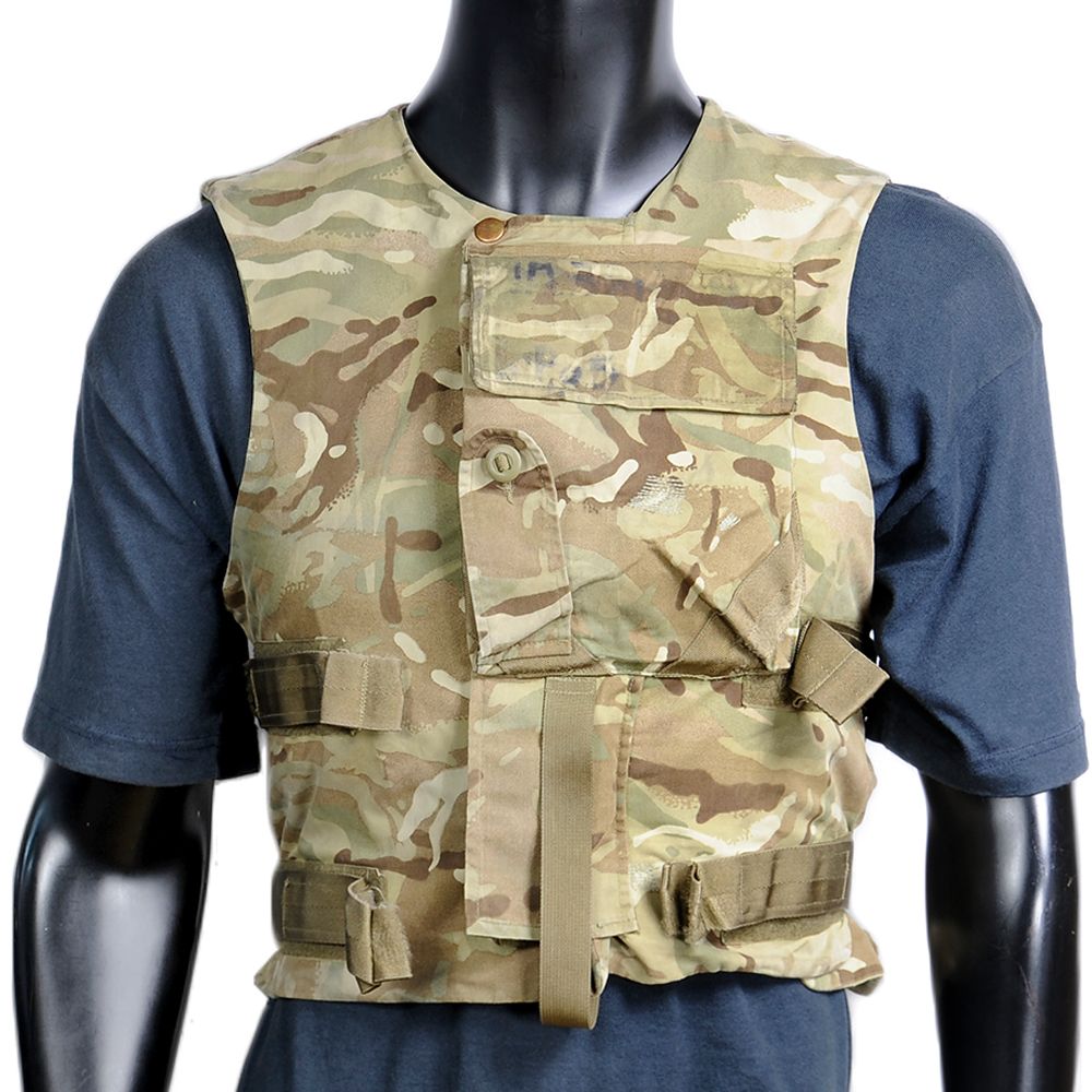 イギリス軍放出品 ボディアーマー 陸軍 ベルクロ式 MTP迷彩 [ 190/108 / 並下品 ]