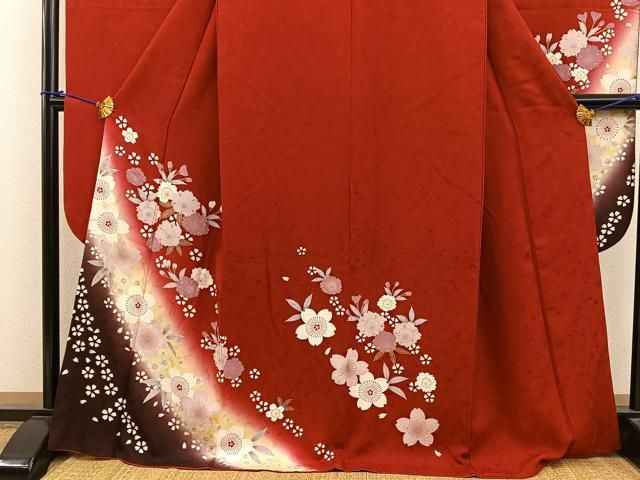 振袖 暈しに箔 美しい花模様 裄66 着物 正絹 袷 広衿 RK-4287 ki2795AB-1_grande.jpg?v=1696640704