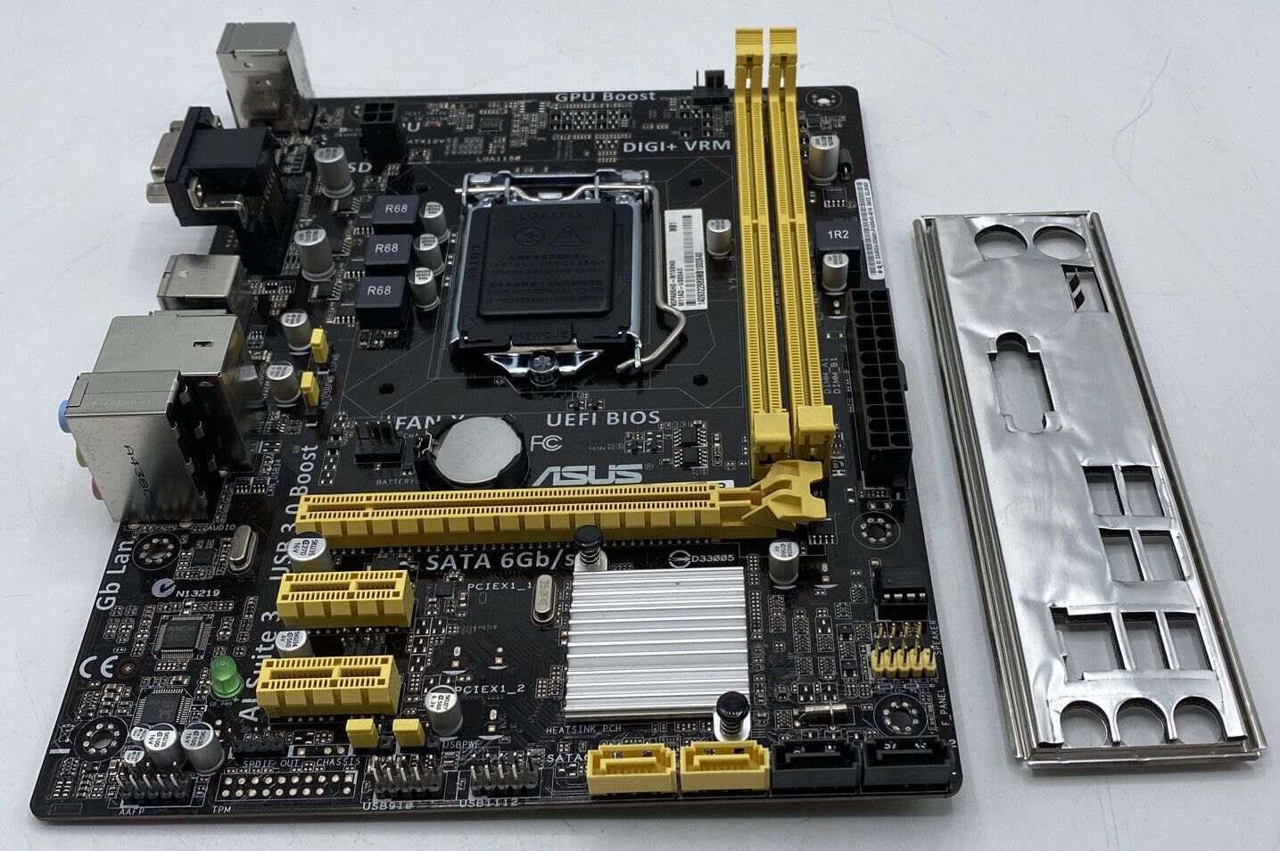 ASUS H81M-A_DP|M11AD|DP_MB マイクロ ATX マザーボード LGA1150 - IO SHIELD 付き